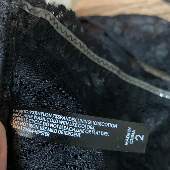Torrid Size 2 Hipster Caged Back Black Lace Panties NWT! - Picture 5 of 5